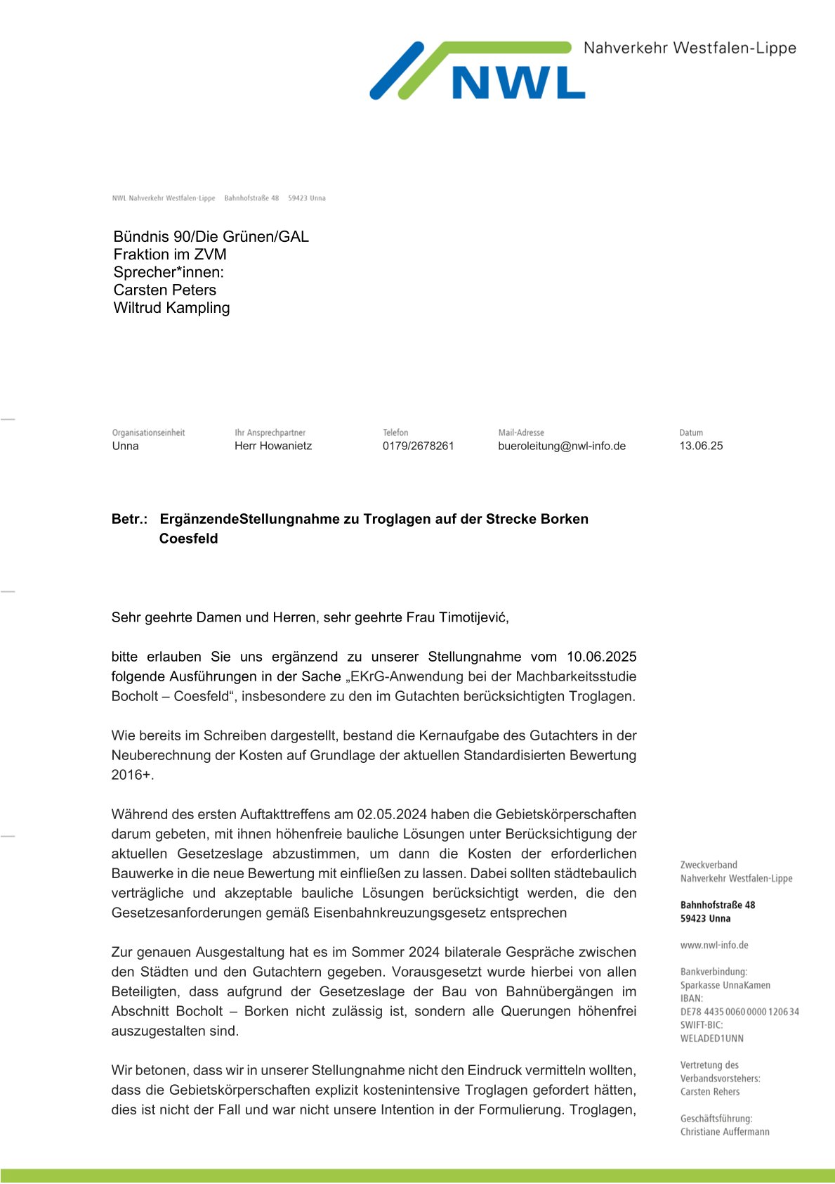 NWL-Schreiben v. 13.06.2025 Seite 1 v 3
