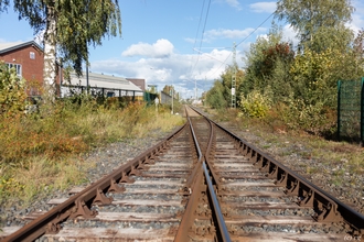 Übergang Industriegleis auf die Strecke BOH - WES in Höhe Kaiser Wilhelm Straße