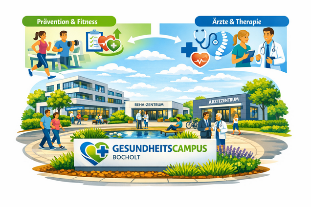 Medizinische Ausbildung in Bocholt. Quelle:Quelle: KI-generiertes Bild!