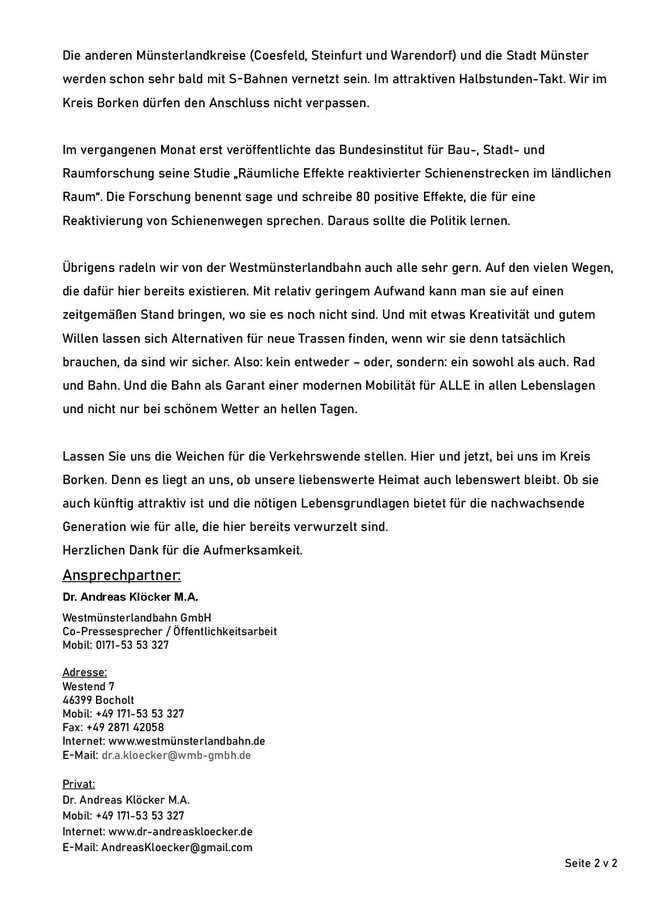 WMB-Statement "Friday for Future" 23.09.2022